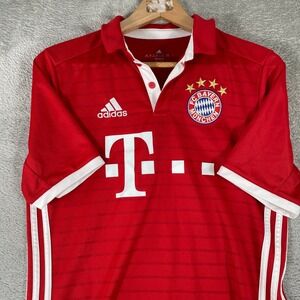 Adidas‎ FC Bayern Munich Jersey Youth XL Red Climacool Soccer Football Shirt
